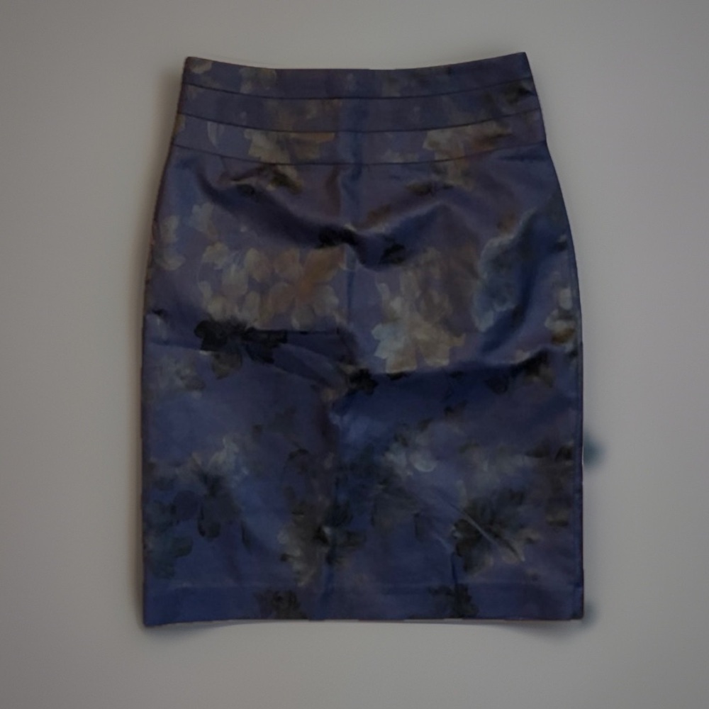 Designer H&M Navy High Waisted Dressy Pencil Skirt sz US 6